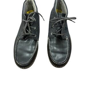 UGG Men's Dark Gray Casual Leather & Wool Lace-Up Shoes
